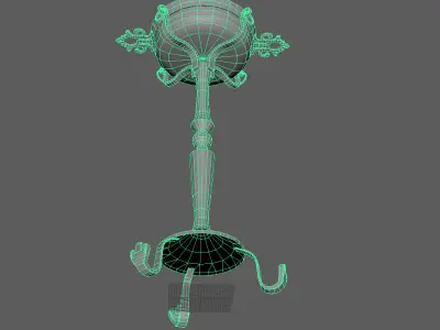 Brazier Medieval Inspired Fantasy  Low-poly 3D model