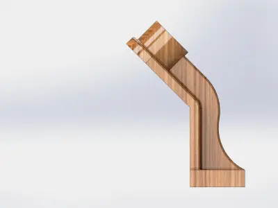 Decorative 3d printable Wooden model 3D print model