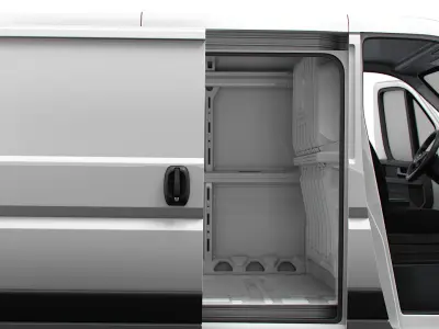 Opel Movano e Van L1H1 HQ Interior 2025 3D model