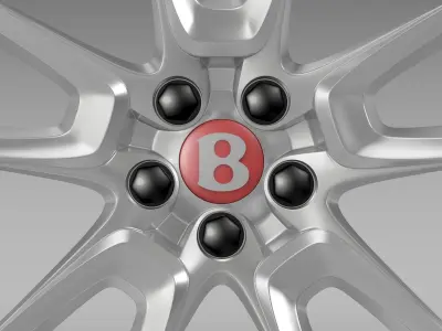 Bentley Continental GT V8 S 2015  rim 3D model
