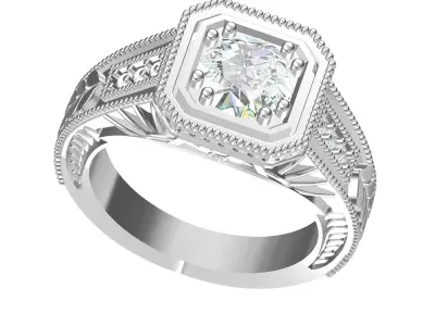 Wedding Ring  3D print model 269
