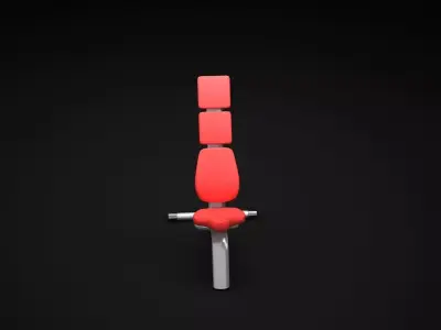 Bench adjustable 3D model