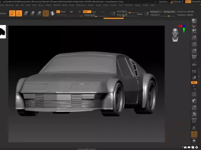 RENAULT ALPINE A310 RALLY CAR 3D print model by roopikasiju