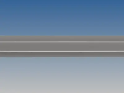 British Standard-EN13674  46E4  rail 3D model