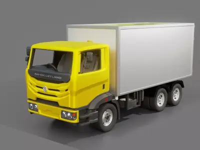Ashok Leyland AVTR Cargo Truck 3D model