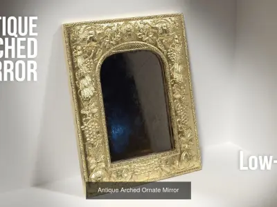 Antique Mirror Collection 3D Model Pack