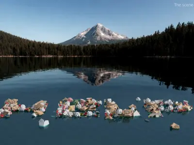 Floating Trash HELP Installation 3D model