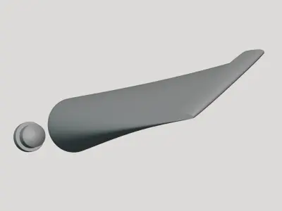 Basic Fish Pasta  Geometry Only No Textures No Materials 3D model