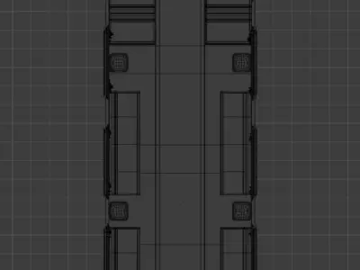 Train Cabin 3D model