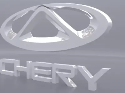 chery logo 3D model
