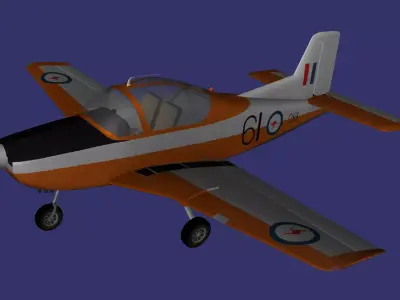 PAC CT 4 Airtrainer Low-poly 3D model