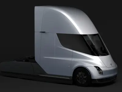 Tesla Semi 3axis 2018 3D model