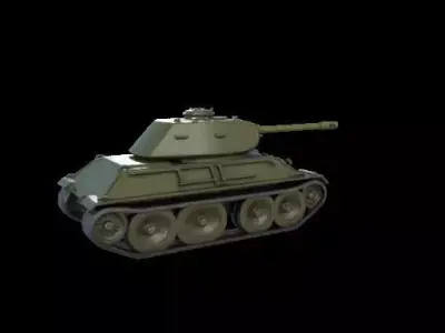 1974 Soviet KV Heavy Tank 3D Model 3D print model