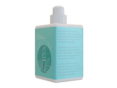 SERUM BOTTEL Bottle Containers 3D model