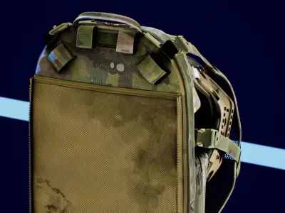 TYR Tactical Tuesday  Huron Collapsible Direct Action V1 Low-poly 3D model