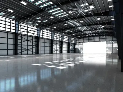 Hangar 25 3D model