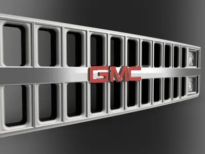 Front grille for GMC Chevy K10 1984 3D print model