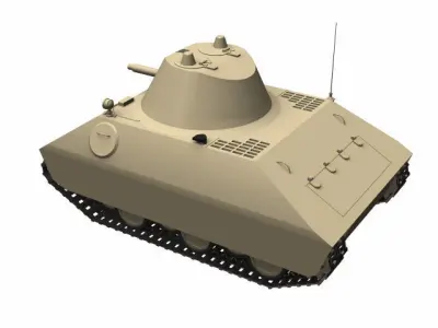 Porsche Typ 245-010 Leichter 3D model