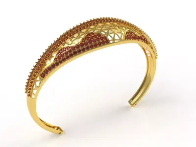 Art Deco Bracelet 46 3D print model