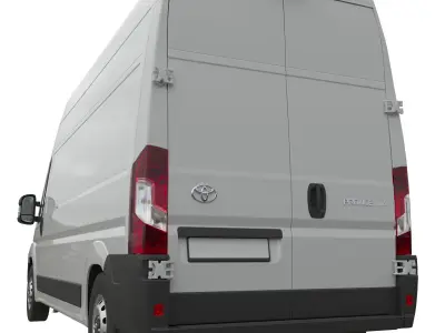 2024 Toyota Proace Max L3H3 Detailed interior 3D model