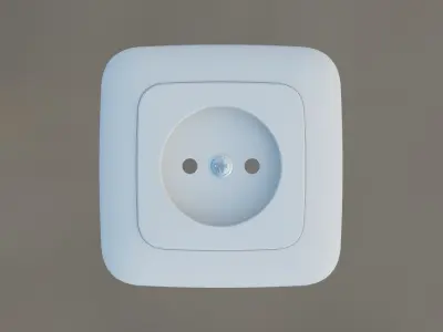 socket square 3D model