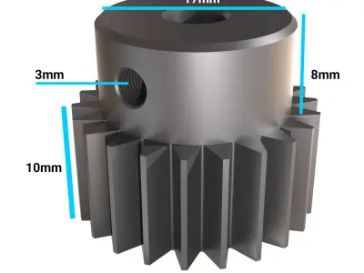 Gear Motor Mount  3D print model