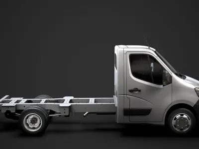Renault Master SingleCab DW E20 Chassis 2020 3D model