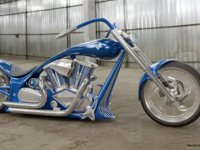 Wraith - Street Chopper 3D model