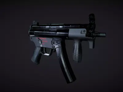 HK-MP5K Active 3D model