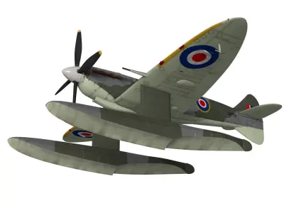 Supermarine Spitfire Mk-Vb Floatplane 3D model