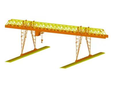 crane elevator 3D model