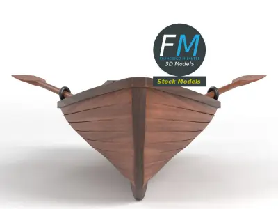 Rowing boat 1 3D model