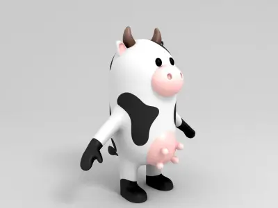 Cow Character 3D model