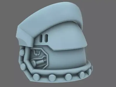 Space Knights V3 Warrior Shoulder Pads 3D print model