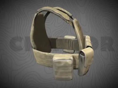  Body armor Plate 3D model
