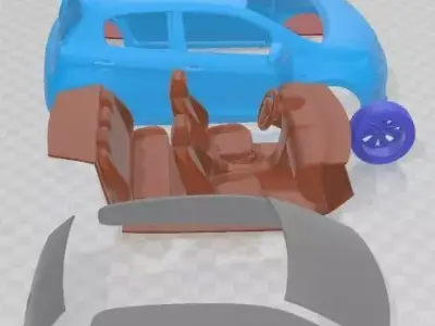 Citroen C1 2015 Printable Car 3D print model