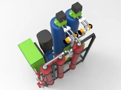 pharmaceutical osmosis 3D model