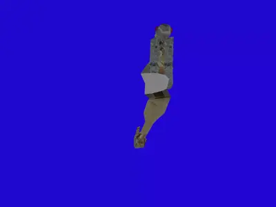 Horsea Mecha Low-poly 3D model