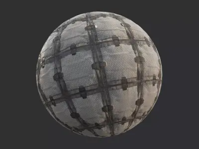 Sci-Fi Military Seamless PBR Texture 77 Texture