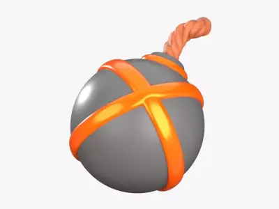 Bomb 3D Illustration 3D model get