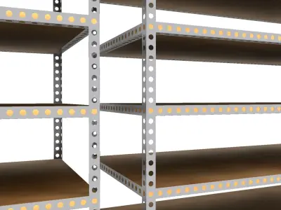 Industry Rack 3d Model 3D model