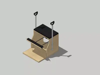 Wunda Chair Pilates 3D model