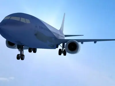 super max737 air plane  3D model