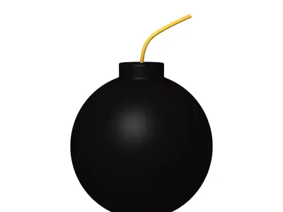 Bomb Cartoon 3D model