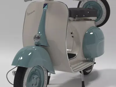 Vespa Collection 3D Model Pack