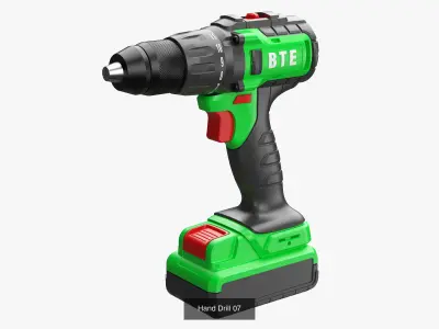 Hand Drill Collection I 9 in 1 3D Model Pack