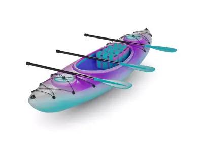 Kayak 3D model buy