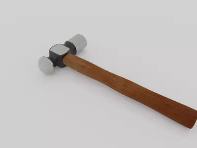 Hammer Free low-poly 3D model 8
