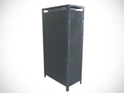 Metal racks Low-poly 3D model