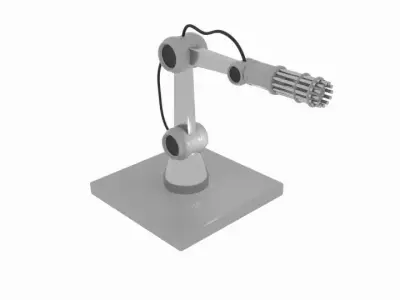  Gun Robot Arm  3D model
